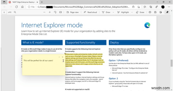 Microsoft Edge는 Google Chrome과 경쟁하기 위해 새로운 PDF 기능을 얻습니까?
