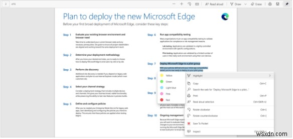 Microsoft Edge는 Google Chrome과 경쟁하기 위해 새로운 PDF 기능을 얻습니까?