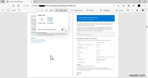 Microsoft Edge는 Google Chrome과 경쟁하기 위해 새로운 PDF 기능을 얻습니까?