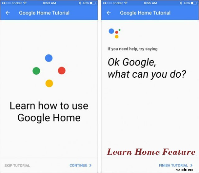 Google Home – 집안일 및 쇼핑 방식 변경