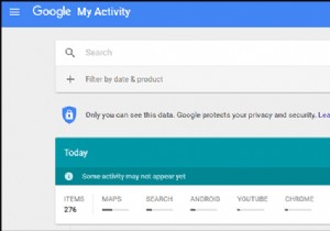 Google 검색 기록을 제거하는 방법은 다음과 같습니다. 
