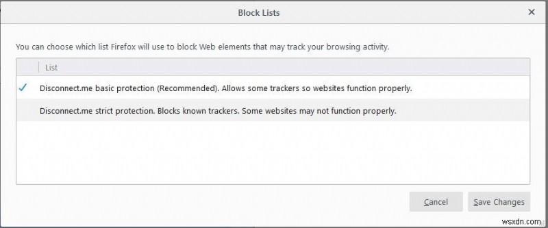 Firefox로 추적기를 차단하는 단계