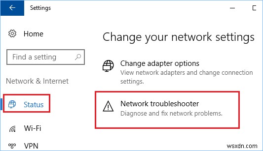 Chrome에서  ERR_INTERNET_DISCONNECTED  오류를 수정하는 방법