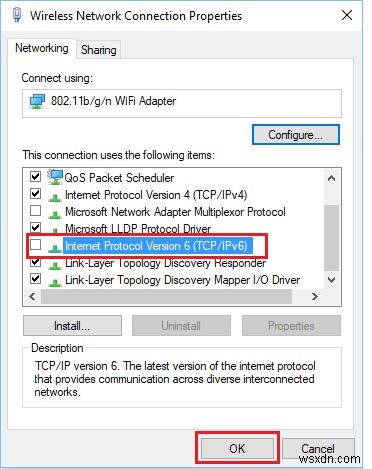 Chrome에서  ERR_INTERNET_DISCONNECTED  오류를 수정하는 방법