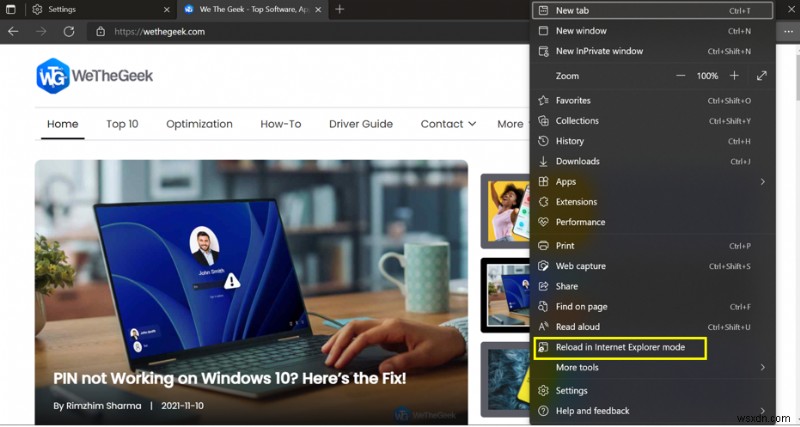 Windows 11에서 Internet Explorer를 사용하는 방법