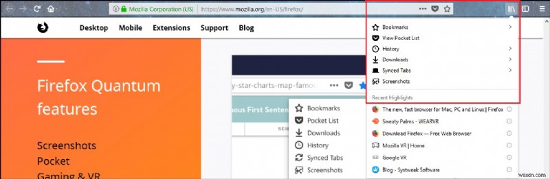 완전히 새로운 Mozilla 브라우저 만나보기:Firefox Quantum