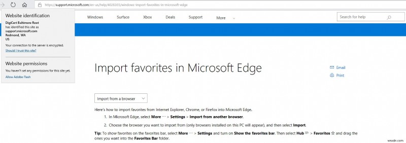 Microsoft Edge가 개선됨