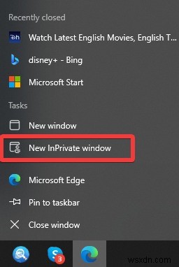 Microsoft Edge 프라이빗 브라우징 사용 방법 – InPrivate 모드