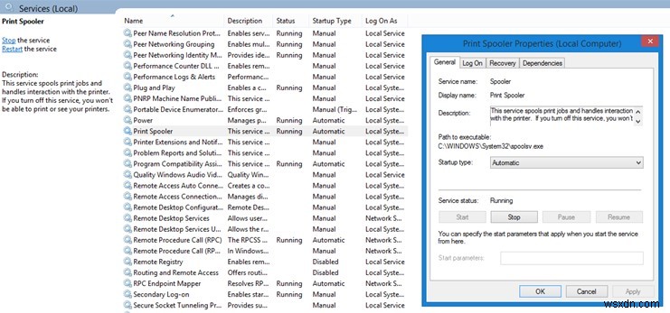 Windows 10에서 프린터 스풀러 오류를 수정하는 방법