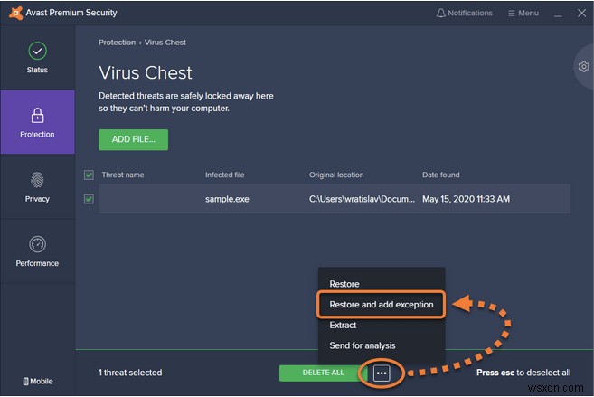 Avast Virus Chest가 내 파일을 복원하지 않습니까? 여기에 수정 사항이 있습니다!