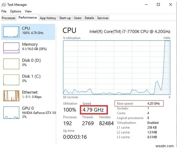 Windows 10 PC에서 CPU를 오버클럭하는 방법