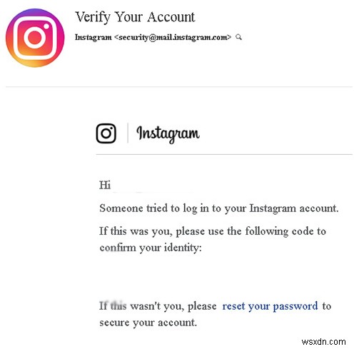  [이메일 보호] 는 합법적이며 Instagram에서 피싱을 방지하는 방법은 무엇입니까?