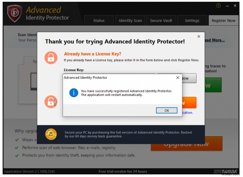 Systweak의 고급 ID 보호기 – ID 도용 방지 도구