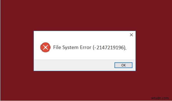 Windows 10에서 파일 시스템 오류를 수정하는 방법(시도 및 테스트된 솔루션) | 2022년 업데이트된 목록