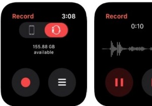 Apple Watch 음성 녹음기 앱이 메모를 즉시 삭제합니다