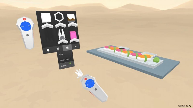 Google의  Block  앱을 사용하여 VR에서 3D 모델 만들기