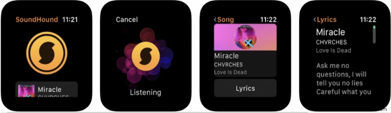 Apple Watch용 필수 음악 앱