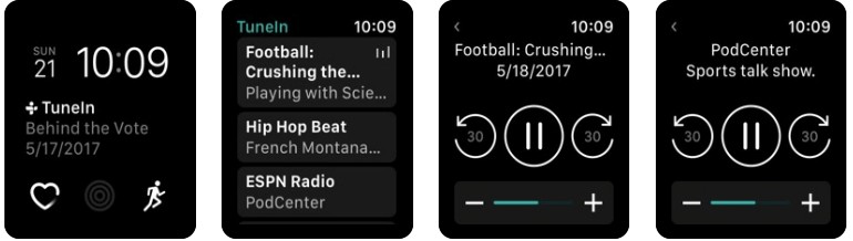 Apple Watch용 필수 음악 앱