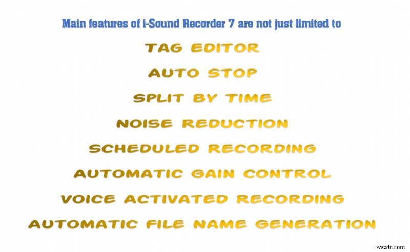 i-Sound Recorder 7:인상적인 오디오 녹음 앱