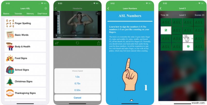 수화 학습을 위한 상위 5개 iPhone 앱
