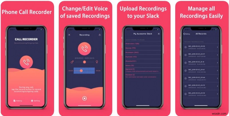 ACR 통화 녹음기:iPhone용 통화 녹음기 애플리케이션