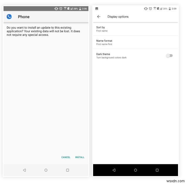 Google 전화 앱에서 다크 모드를 활성화하는 방법