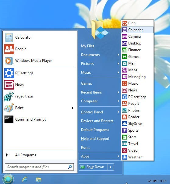 Windows 8 사용자를 위한 5가지 무료 시작 메뉴 교체
