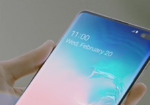 Samsung Galaxy S10:시작하기 위한 몇 가지 조정