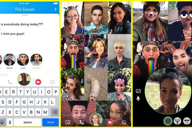 Snapchat의 새로운 기능 출시:그룹 화상 채팅 및 친구 태깅