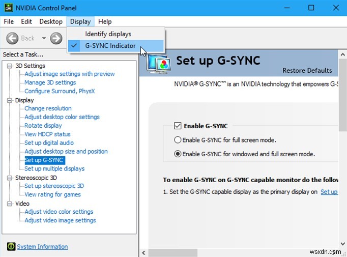 Windows PC에서 FreeSync를 활성화하는 방법은 무엇입니까?