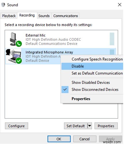 Windows PC에서 녹음실 마이크가 작동하지 않는 문제를 해결하는 방법은 무엇입니까?