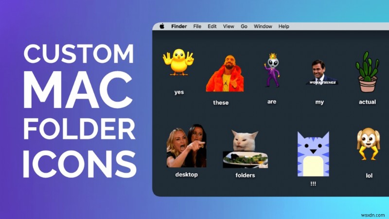 Mac에서 폴더 아이콘을 변경하는 방법