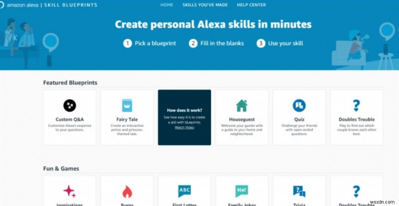 Alexa Skill을 시작하는 방법