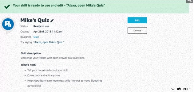 Alexa Skill을 시작하는 방법