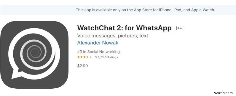 Apple Watch에서 WhatsApp을 사용하는 방법