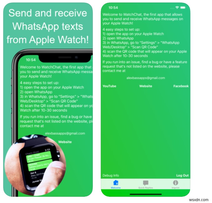 Apple Watch에서 WhatsApp을 사용하는 방법