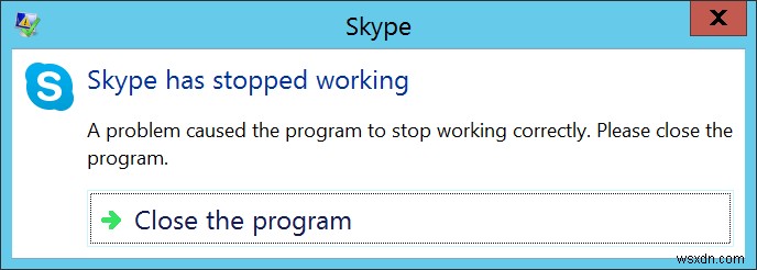 수정:Skype가 Windows 10에서 계속 충돌함