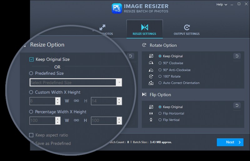 Windows 10 PC에서 Image Resizer를 사용하여 JPG를 PNG로 변환하는 방법은 무엇입니까?