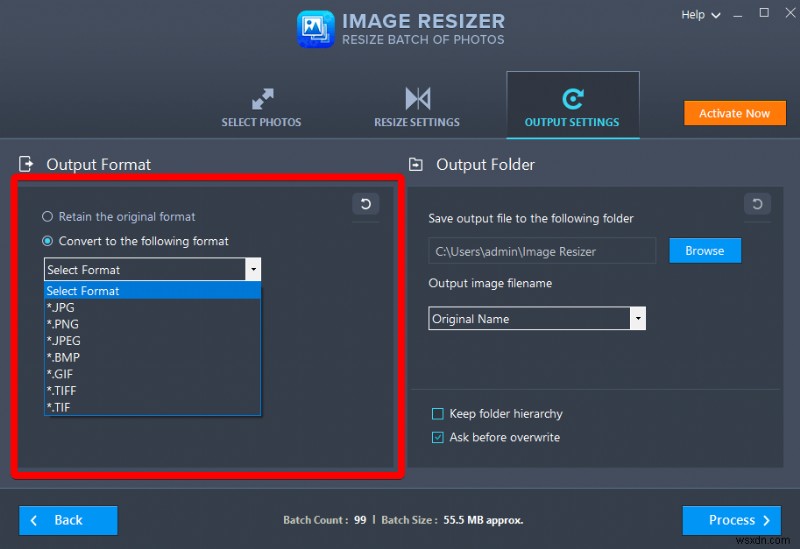 Windows PC에서 대량 이미지의 크기를 조정하는 방법은 무엇입니까?