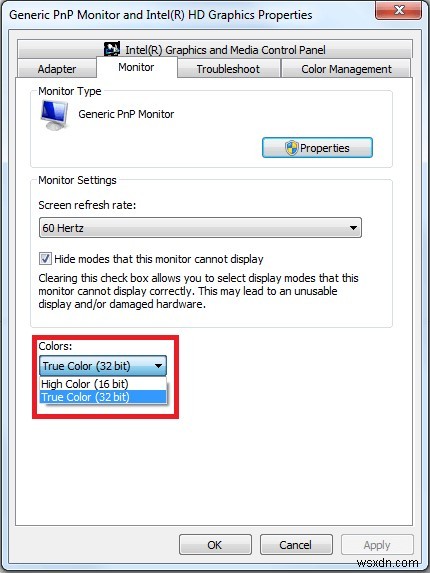 Windows 7에서 컬러 모니터 문제를 해결하는 방법