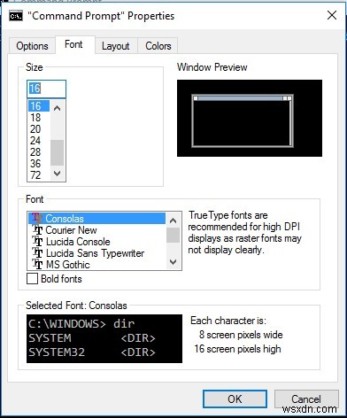 Windows 10, 8, 7에서 명령 프롬프트 색상을 변경하는 방법