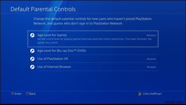 개인 정보 보호를 위해 PlayStation 계정에 제한을 추가하십시오!