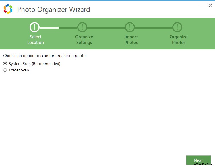Photo Organizer 앱으로 여러 이미지의 이름을 바꾸는 방법
