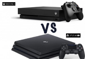 전투에서 승리할 사람:Sony의 PlayStation 4 Pro 또는 Xbox One X