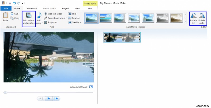Windows 10에서 동영상을 회전하는 방법에 대한 단계