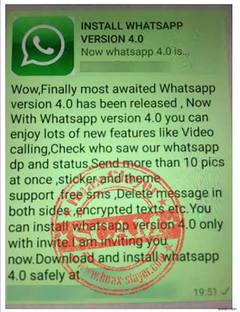 해커는 WhatsApp을 사용하여 바이러스를 퍼뜨리고 있습니다!