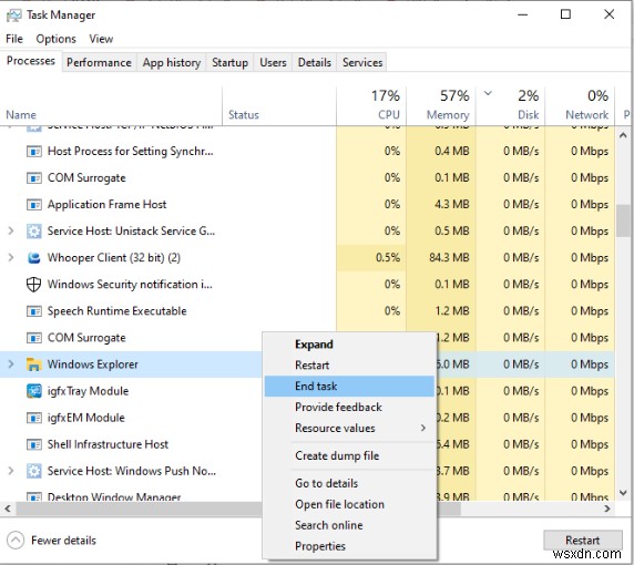 Windows 10에서 Wi-Fi 아이콘 누락을 수정하는 방법은 무엇입니까?