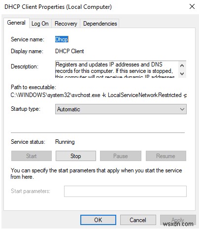 Windows 10에서  DHCP 서버에 연결할 수 없음 을 수정하는 방법은 무엇입니까?