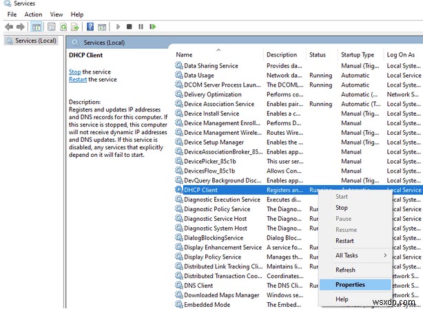 Windows 10에서  DHCP 서버에 연결할 수 없음 을 수정하는 방법은 무엇입니까?