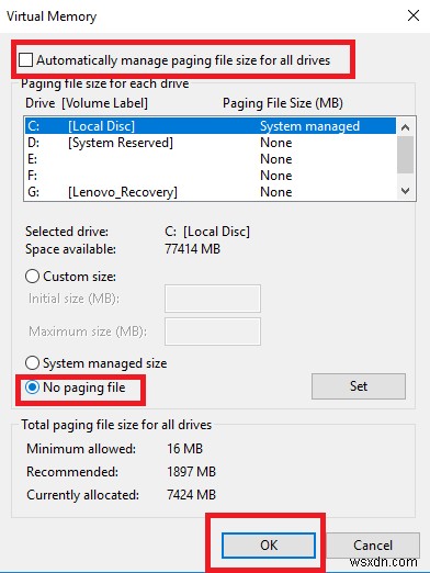 Windows 10에서 페이지 파일을 지워 PC를 더 빠르게 실행하는 방법